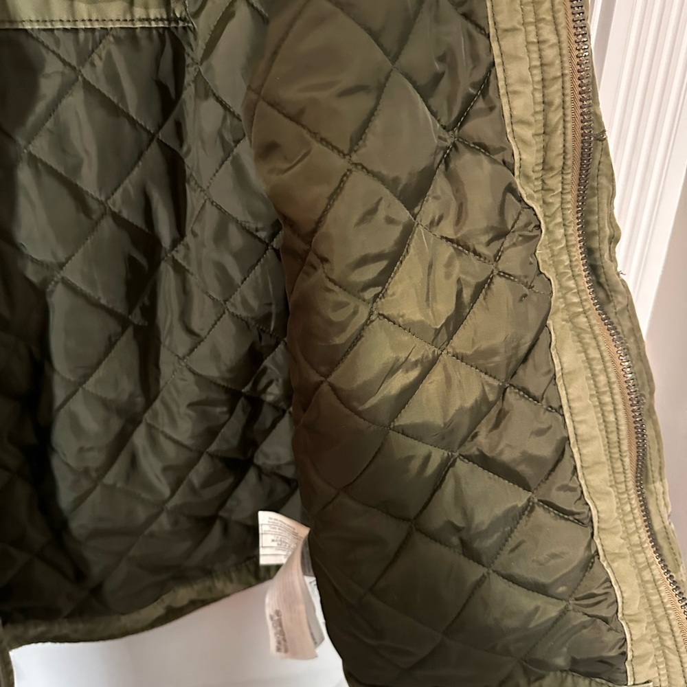 Abercrombie & Fitch OD Green Camo Coat - Medium - Picture 5 of 7